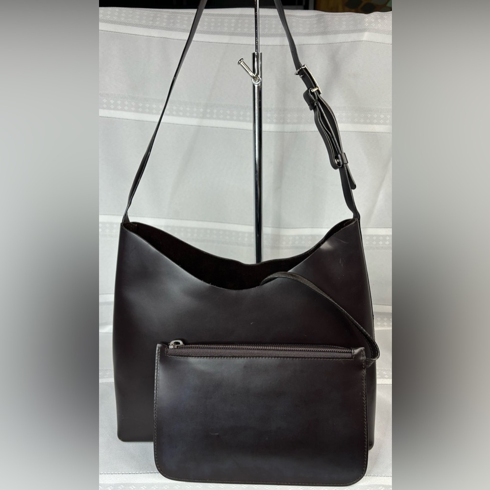 Gucci Hobo Set Vintage Rich Brown Leather & Suede